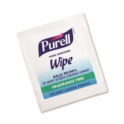 Toallitas Desinfectantes para Manos PURELL®, Empacadas Individualmente